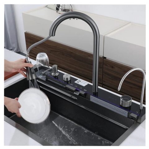 LAVAPJATE TECNOTEK TKT HM7546B I GROPE BLACK 75X46X22 MISH 2