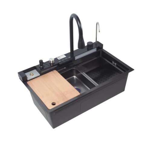 LAVAPJATË TECNOTEK TKT HM7546B 1 GROPË E ZEZE 75X46X22 MISHELATOR