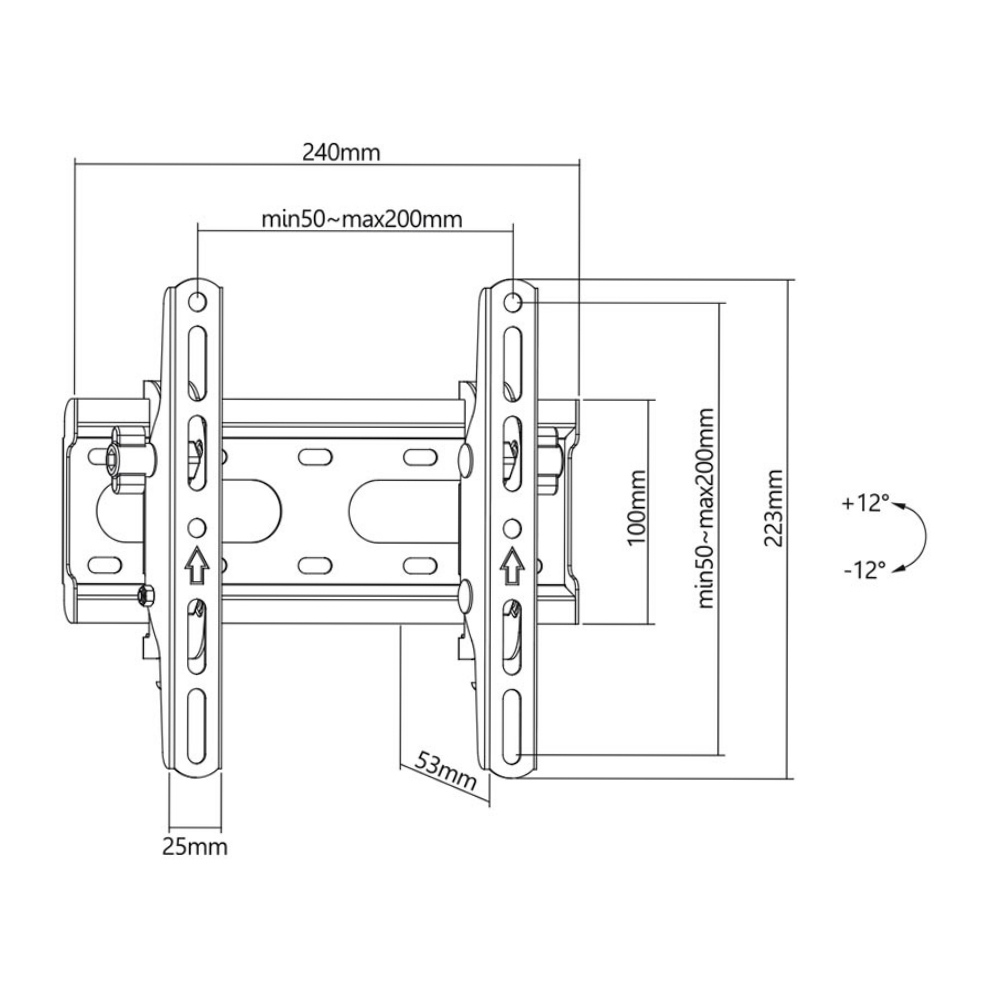 MBAJTËSE TELEVIZORI STELL ADJUSTABLE SHO 4400 23"-42" 4 MBAJTËSE TELEVIZORI STELL ADJUSTABLE SHO 4400 23"-42" - Figura 4