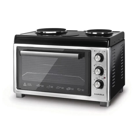 TONA Electronics – Dyqani i elektroshtëpiakeve në Pogradec 94 MINI FURRË LUXELL LX-13576 2 PLITA