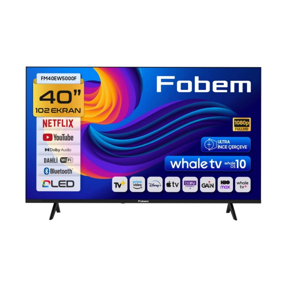 TV LED FOBEM FM40EW5000F KORNIZË ULTRA E HOLLË FULL HD WHALE OS 10 1 TV LED FOBEM FM40EW5000F KORNIZË ULTRA E HOLLË FULL HD WHALE OS 10
