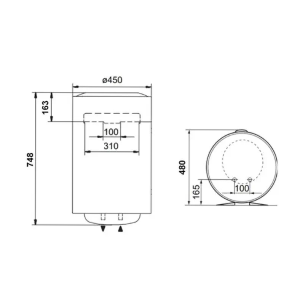 BOLIER ARISTON PRO1 R 80 V 2K 3 BOLIER ARISTON PRO1 R 80 V 2K - Figura 3